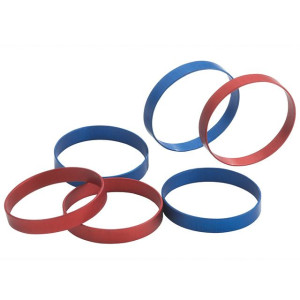 Loose marking rings for temperature control couplings