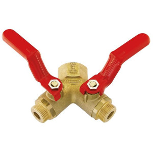 Double ball valves