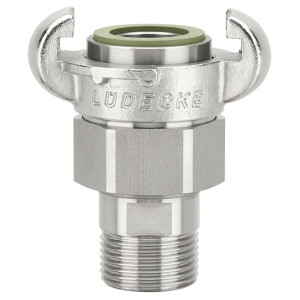 MODY safety male threaded couplings (DIN 3238)