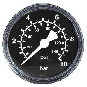 Manometer Ø 63, Anschluss waagrecht, Klasse 2, 5