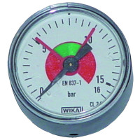 Manometer waagrecht, ø 63, für Hochdruckregler EWO standard