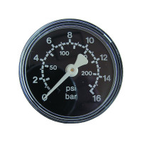 Manometer waagrecht , ø 40 (G 1/8) für...