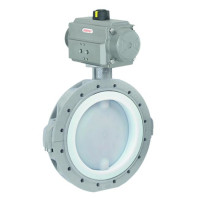 Gemue 491 Edessa Pneumatically operated butterfly valve...