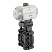 Gemue D451 Pneumatically operated butterfly valve (88782723)