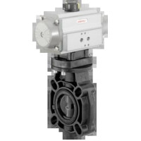 Gemue D451 Pneumatically operated butterfly valve (88782951)