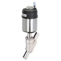 Type 2100 - Pneumatically operated 2/2-way angle seat valve ELEMENT for decentralized automation (287933)