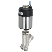 Type 2100 - Pneumatically operated 2/2-way angle seat valve ELEMENT for decentralized automation (274244)