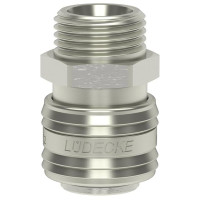 Luedecke ESN 18 AAB - Series ES DN 7.2 - Couplings with male thread