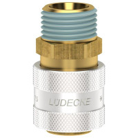 Luedecke ESK 38 AB - Serie ESK DN 7, 5 - Raccordi con filettatura esterna conica (rivestiti in Loctite ecologica)