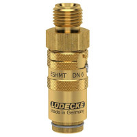 Luedecke ESHMT1415ALAB - Series ESHMT DN 6 - Couplings with straight external long thread (internal taper DIN 3863)