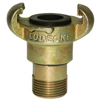 Luedecke KAG 34-DR - Claw male thread couplings rotatable