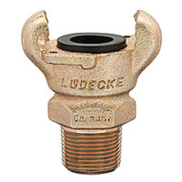 Luedecke KAA 10 BSP - US claw male threaded couplings