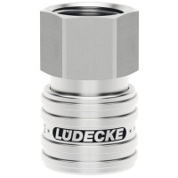 Lüdecke ESEG 38 IO - Serie ESE DN 7.2 - Racores con...