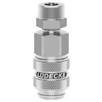 Luedecke ESME 6 TQO - ESME DN 5 series - Couplings with hose squeeze nut