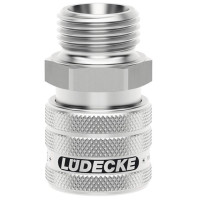 Luedecke ESER 12 AO - Série ESE DN 7.2 - Raccords avec fileté mâle cylindrique