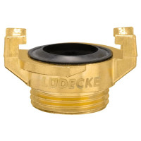 Luedecke GKA 34 - WaterProfi claw male thread couplings