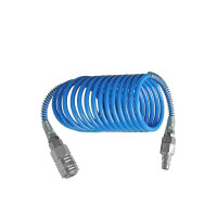 EWO spiral hose, Polyamide 12, DN 7.2 cplg. + plug...