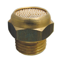 EWO silencer sintered bronze with hexagon, Flat design, G...