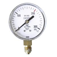 EWO pressure gauge for cylinder gases Ø 63,...