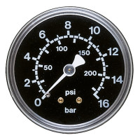 EWO pressure gauge Ø 50, Followed by horizont.,...