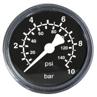 EWO pressure gauge Ø 63, Connection horizontal,...