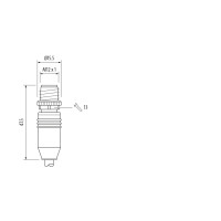 CAM12.D4-11233075 Cable with open-ended wires (11233075)