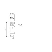 CAM8.A4-11247865 Cable with open-ended wires (11247865)