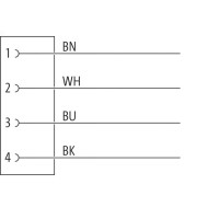 CAM8.A4-11247865 Cable with open-ended wires (11247865)