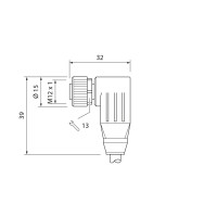 CAM12.A5-11233012 Cable with open-ended wires (11233012)