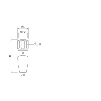 CAM12.A8-11232697 Cable with open-ended wires (11232697)