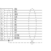 CAM12.A12-11233239 Cable with open-ended wires (11233239)