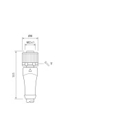 CAM12.L5-11230473 Cable with open-ended wires (11230473)