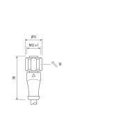 CAM12.A4-11232740 Cable with open-ended wires (11232740)