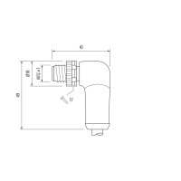 CAM12.L5-11233131 Cable with open-ended wires (11233131)