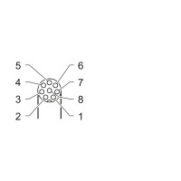 CAM8.A8-11249569 Cable with open-ended wires (11249569)