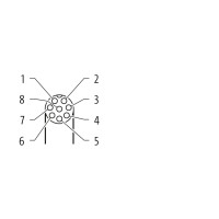 CAM8.A8-11232603 Cable with open-ended wires (11232603)