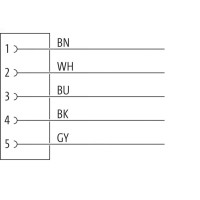 CAM12.A5-11233030 Cable with open-ended wires (11233030)