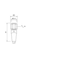 CAM12.A5-11230988 Cable with open-ended wires (11230988)