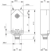 IF200.D10L-Q41.GP2O.71N/A014 Détecteurs de distance inductifs (11240174)