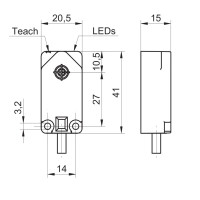 IF200.D10L-Q41.DPMO.71CV/A014 Induktive Abstandssensoren (11241893)