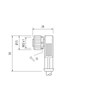 CAM12.A5-11230979 Cable with open-ended wires (11230979)