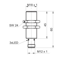 IR18.D10L-F60.GP1I.7BF Inductive distance sensors (11193949)