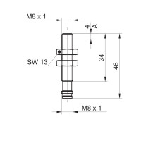 IR08.D03S-Q46.UA1Z.7SL Induktive Abstandssensoren (11123873)