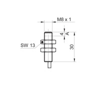 IR08.D03S-Q30.UA1Z.7SCV Inductive distance sensors (11141037)