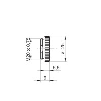 ZLENS-OCS.9MM_PL Lentes / aberturas / tapas de vidrio (11224615)