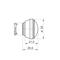 ZLENS-OCS.40MM Lentes / aberturas / tapas de vidrio (11224640)