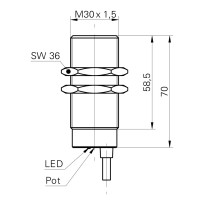 UNAM 30U9103 Ultraschall Distanz messende Sensoren (10118782)