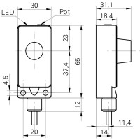 UNDK 30U9112 Ultrasonic distance measuring sensors (10235227)