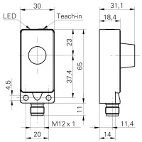 UNDK 30I6112/S14 Ultrasonic distance measuring sensors (10129045)