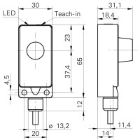 UNDK 30I6113 Ultrasonic distance measuring sensors (10139589)